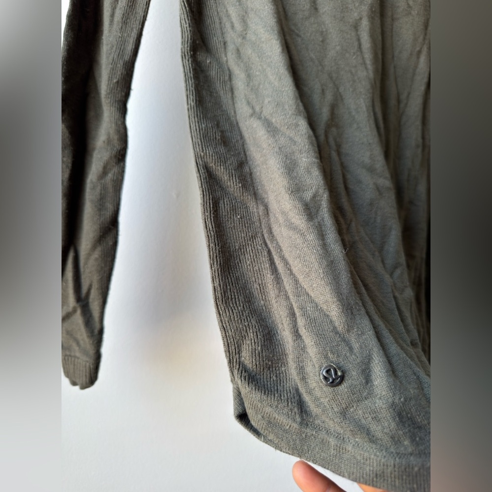 Lululemon Athletica Forest Green Knit Top - Picture 8 of 9